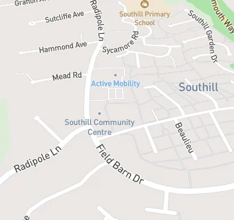 map for Southill Home Tuition Service