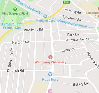 map for Wellbeing Pharmacy