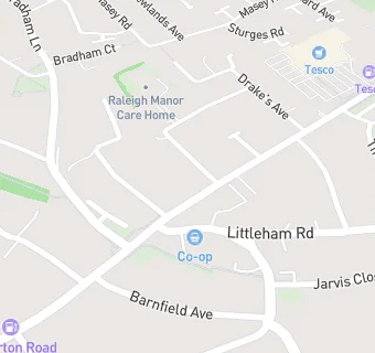 map for Mydentist, Salterton Road, Exmouth