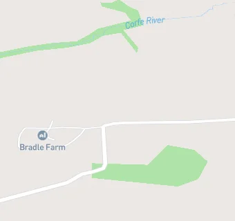 map for Bradle Farmhouse