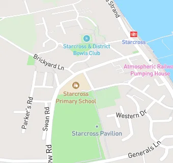 map for Starcross Primary School