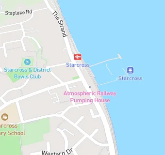 map for Starcross Fishing & Cruising Club