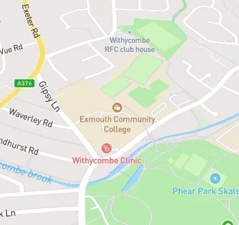 map for Exmouth Community College