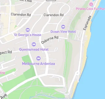 map for Queensmead Hotel