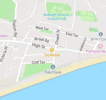 map for West End Beach Kiosk