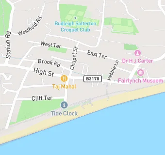 map for Seaside Cafe