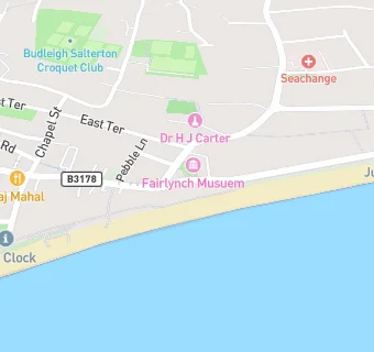 map for Budleigh Salterton Club