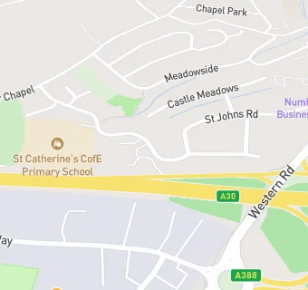 map for St Catherines Church Of England Primary School