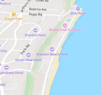 map for Shanklin Beach Hotel