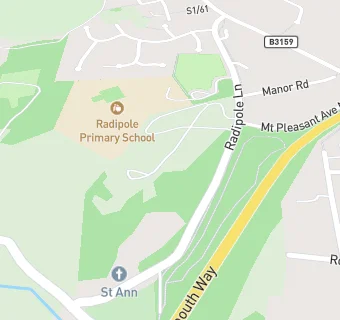 map for Radipole Primary School