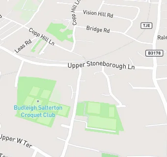 map for Budleigh Salterton Games Club