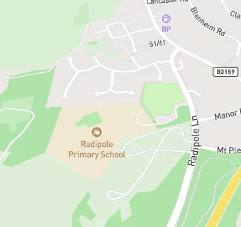 map for Radipole Primary School