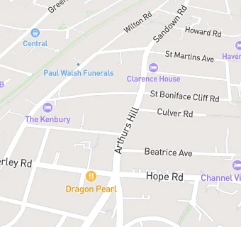 map for Bupa Dental Care, Shanklin