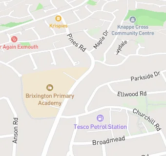 map for Brixington Primary School