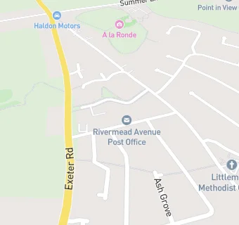 map for Rivermead Post Office And Stores