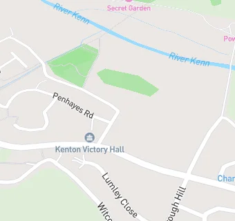 map for Penhayes Residential Care Home