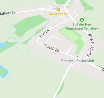 map for Shorwell Parish Hall