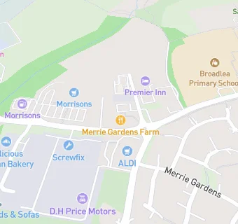 map for Merrie Garden