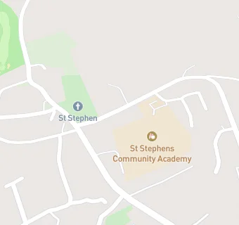 map for St Stephens Primary School