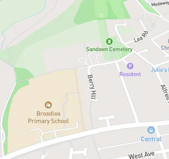 map for Clatterford Tuition Centre