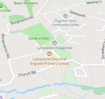 map for Lympstone Church of England Primary School