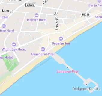 map for Sandown Pier Kiosk