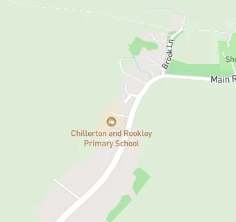 map for Chillerton and Rookley Primary School