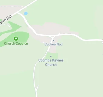 map for West Coombe Farmhouse