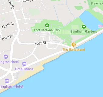 map for Sandown Bowls & Sports Club (1926) Ltd