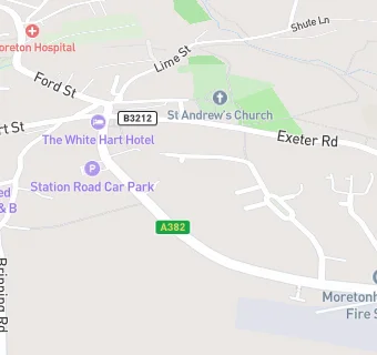 map for The White Hart Hotel