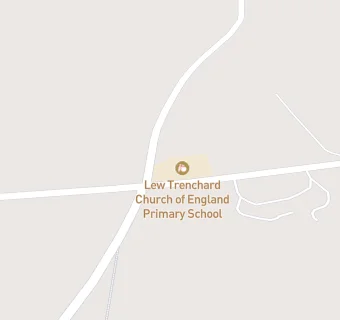 map for Lew Trenchard Church of England Primary School