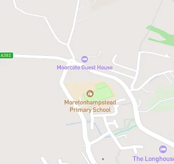 map for Moretonhampstead Primary School