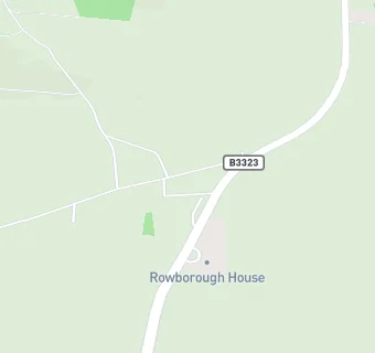 map for Rowborough Stone Barn