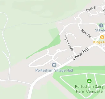 map for PORTESHAM VILLAGE HALL