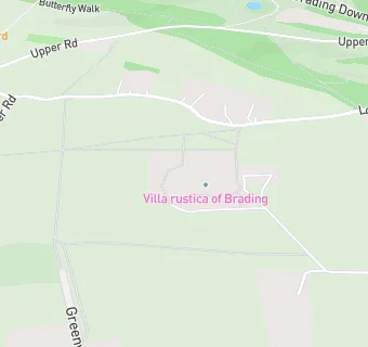 map for Brading Roman Villa