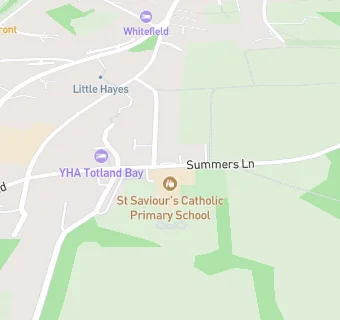 map for St Saviour's Catholic Primary School