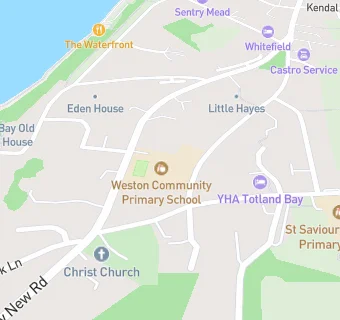 map for Totland Primary School