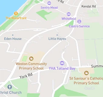 map for Weston Academy