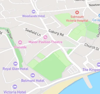 map for The Sidmouth Club