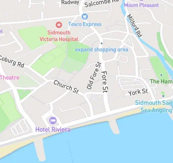 map for Taste Of Sidmouth