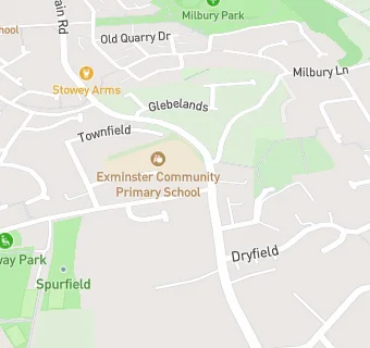 map for Exminster Primary School