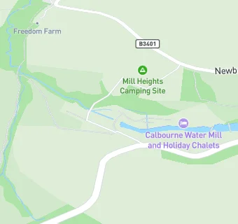 map for Calbourne Water Mill