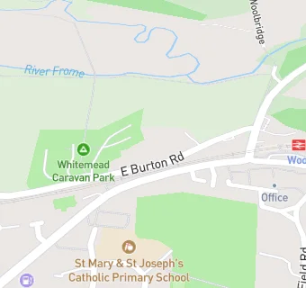 map for Whitemead Caravan Park