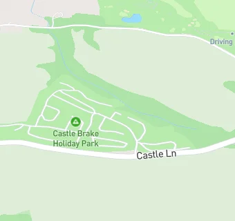 map for Castle Brake Holiday Park Shop