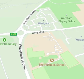 map for The Purbeck School