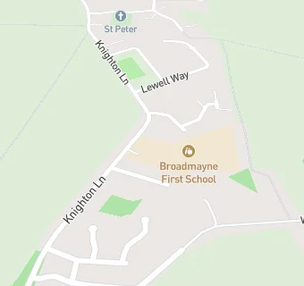 map for Broadmayne First School