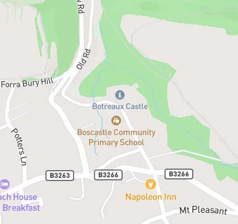 map for Boscastle Community Primary School