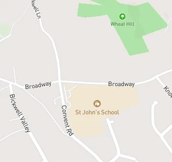 map for St Johns International School