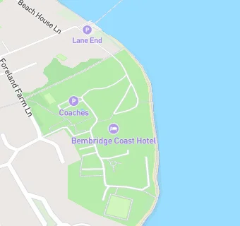 map for Bembridge Coast Hotel