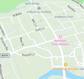 map for Wareham Dental Surgery